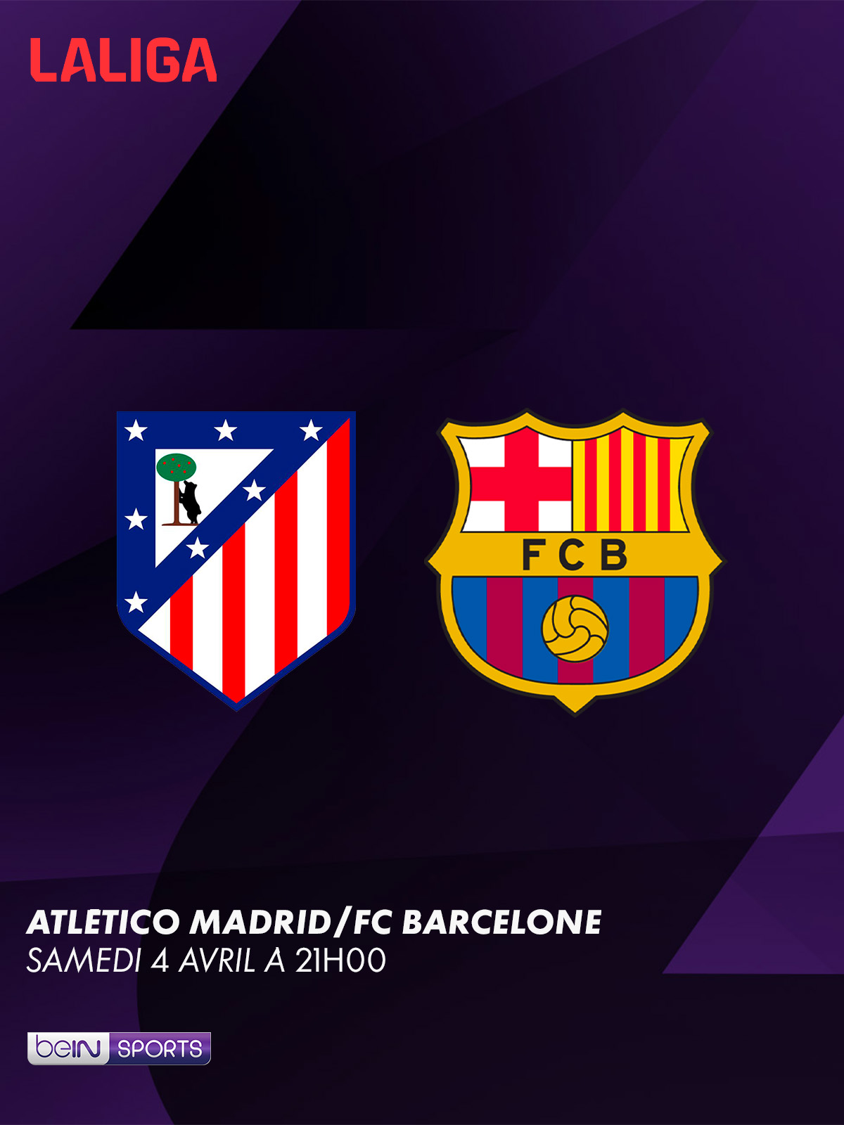 Atletico Madrid vs FC Barcelone - 4 avril