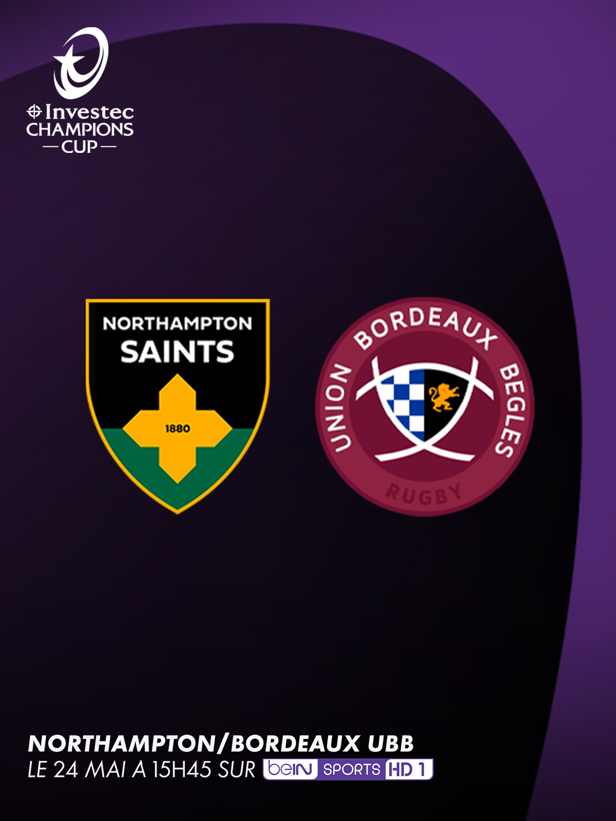 Northhampton vs Bordeaux 24 mai