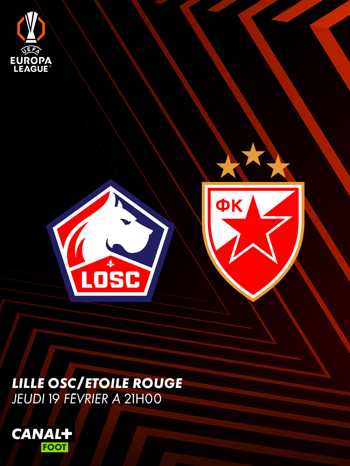 Lille LOSC vs Etoile Rouge - 19 février