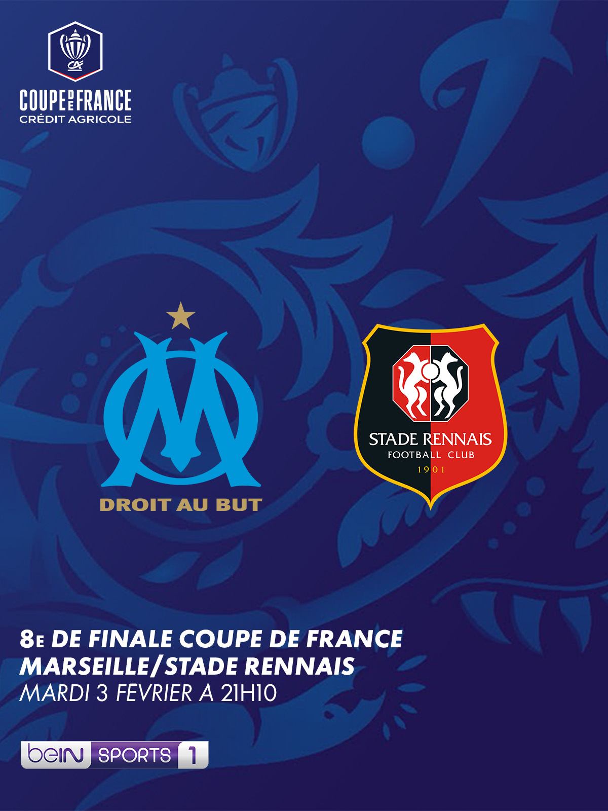 Coupe de France - OM vs Rennes - 3 Février