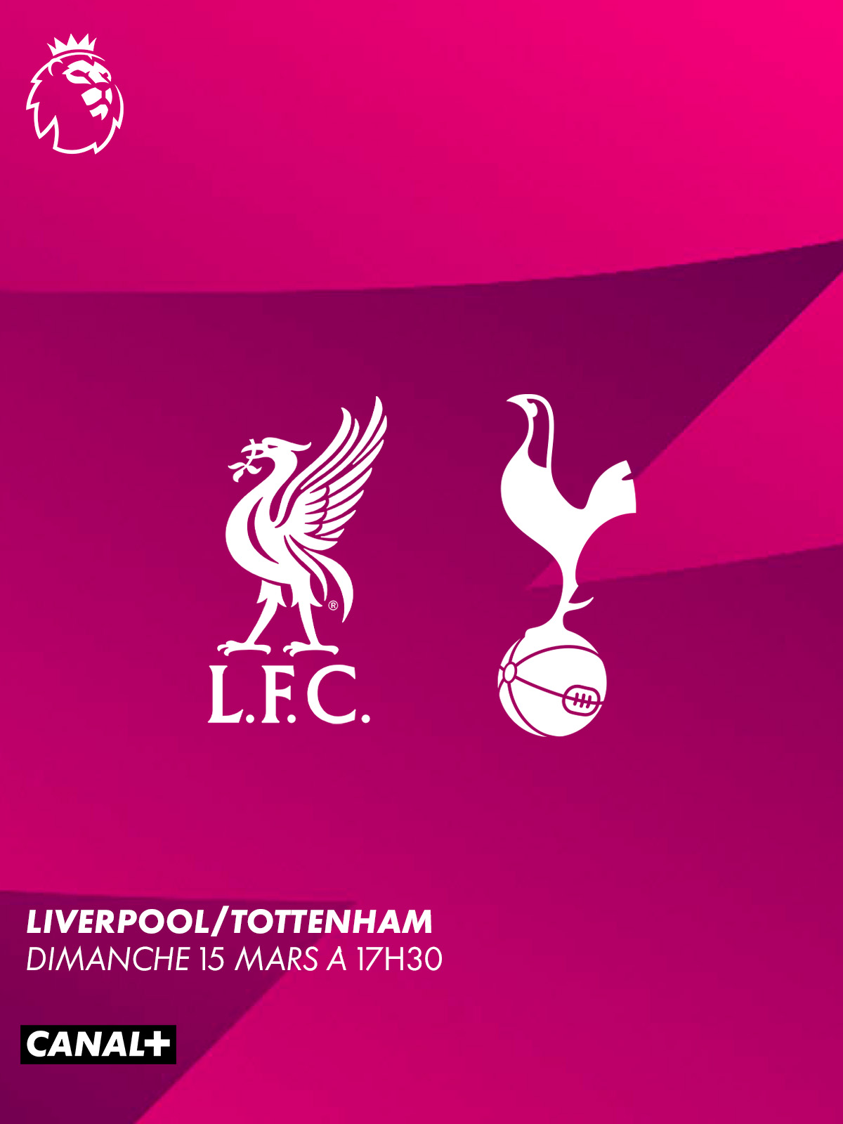LIVERPOOL vs TOTTENHAM - 15 mars