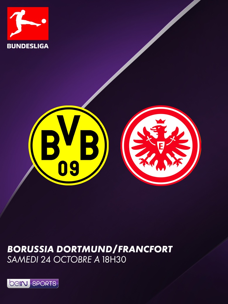 Football - Borussia Dortmund - Francfort - Bundesliga - samedi 24 octobre, 18h30