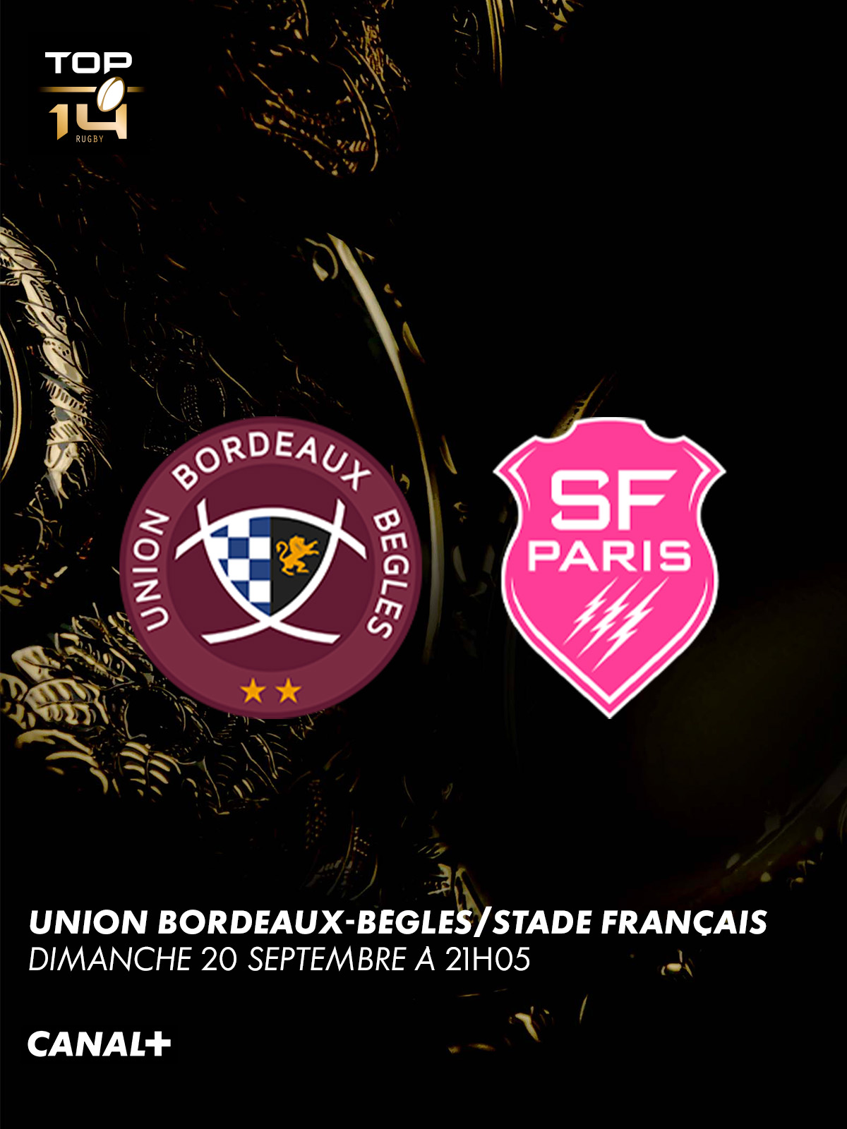 Rugby - Top 14 - Union Bordeaux-B&egrave;gles / Stade Fran&ccedil;ais
