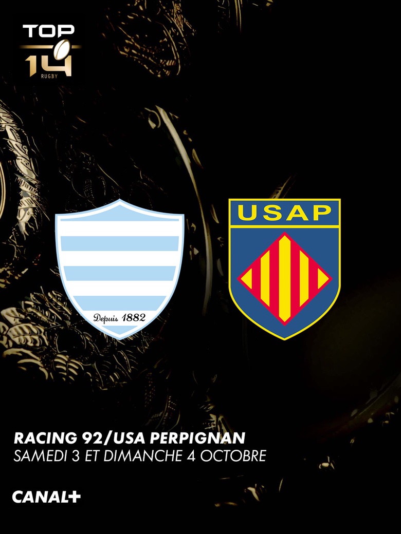 Rugby - Top 14 - Racing 92 / USA Perpignan