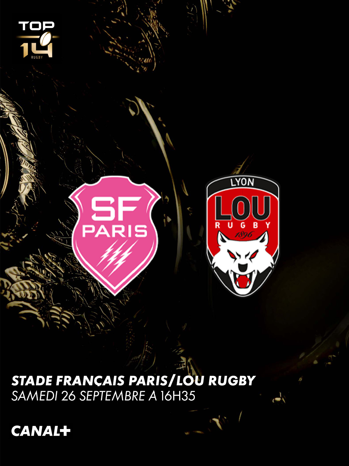 Rugby - Top 14 - Stade Fran&ccedil;ais Paris / LOU Rugby