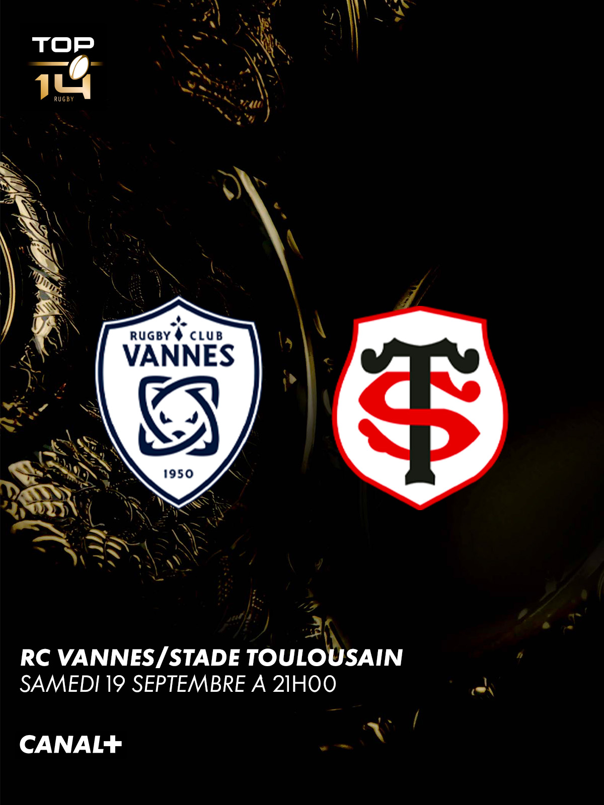 Rugby - Top 14 - RC Vannes / Stade Toulousain