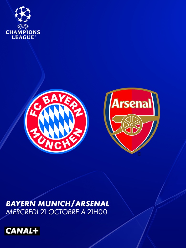 Football - Bayern Munich - Arsenal - Ligue des Champions - mercredi 21 octobre, 21h00